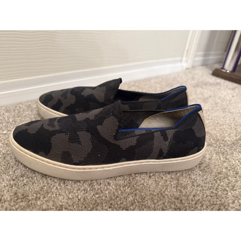 Rothy's The Original Slip On Sneaker Women's Retired Gray Camo, sz 8 - Picture 7 of 9